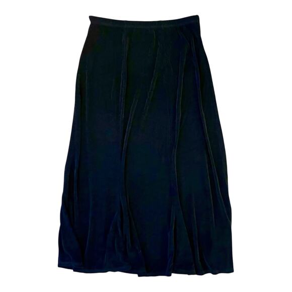 The Travel Collection Dresses & Skirts - Women’s Medium Lightweight Ankle length Black A-line Lagenlook Skirt